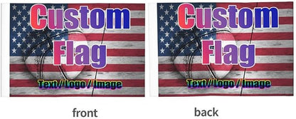 Custom Car Flag Add Your Own Design Here Small Car Flags Double Side - Image 3