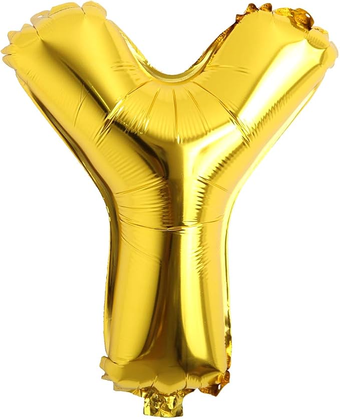 16" Alphabet Letter and Number Balloons Set Package, Aluminum Hanging Foil Film by RUIANSI