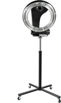 3 in 1 Orbiting Infrared Hair Dryer - 1000W Professional Infrared Hooded Dryer Steamer with Wheels and 6 Modes, Adjustable Height, Hair Color Processor for Home Salon Use