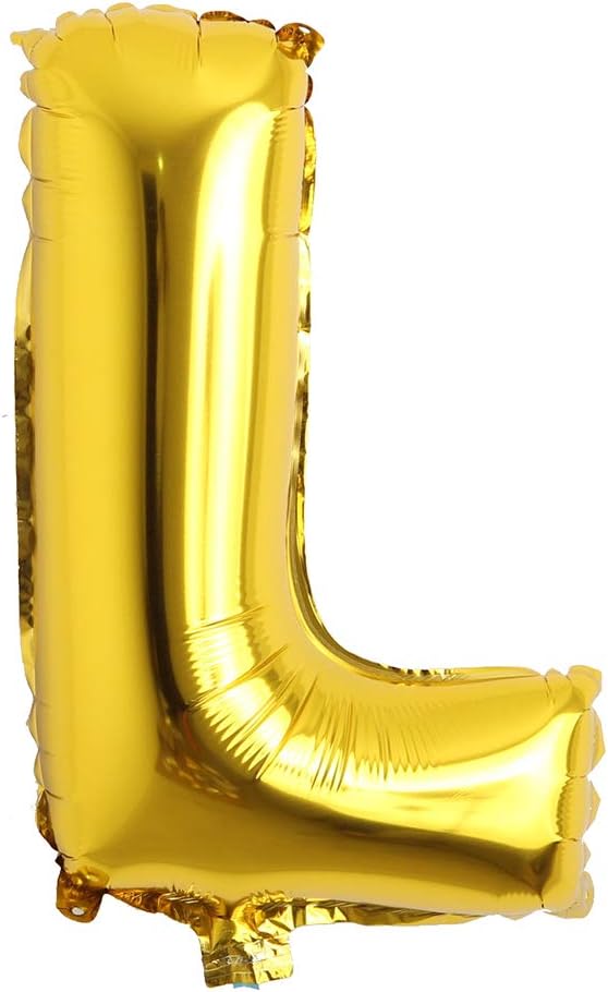 16" Alphabet Letter and Number Balloons Set Package, Aluminum Hanging Foil Film by RUIANSI