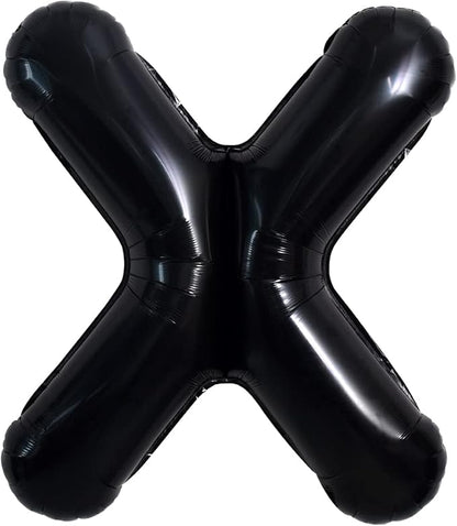 TONIFUL 40 Inch Large Black X Letter Balloon by TONIFUL