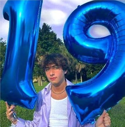 Navy Blue Number 9 Balloon 40 inch, 9th Birthday Party Balloons Decorations | - Image 5
