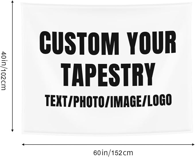 Personalized Tapestry Custom Tapestry Upload Images Banners and Signs Customize - Image 2