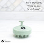 Yobee Scalp Massager - Gentle Head Massager with Soft Silicone Bristles - for Removing Dandruff & Buildup & Promoting Hair Growth - Exfoliator & Stress Relief Scalp Scrubber for All Hair Types