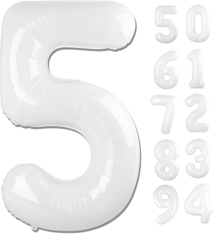 White 5 Balloon by IWERP