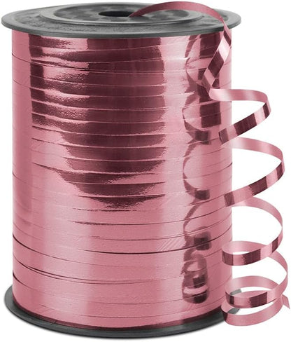 Pink Curling Ribbon, 1/5" Wide x 500 Yards Christmas Curling Ribbons by KMERLIFE