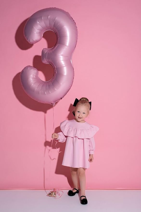 Numbers 12 Balloon 40Inch Pearl Pink Balloon - Image 4