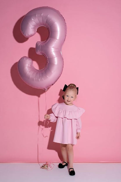 Numbers 12 Balloon 40Inch Pearl Pink Balloon - Image 4