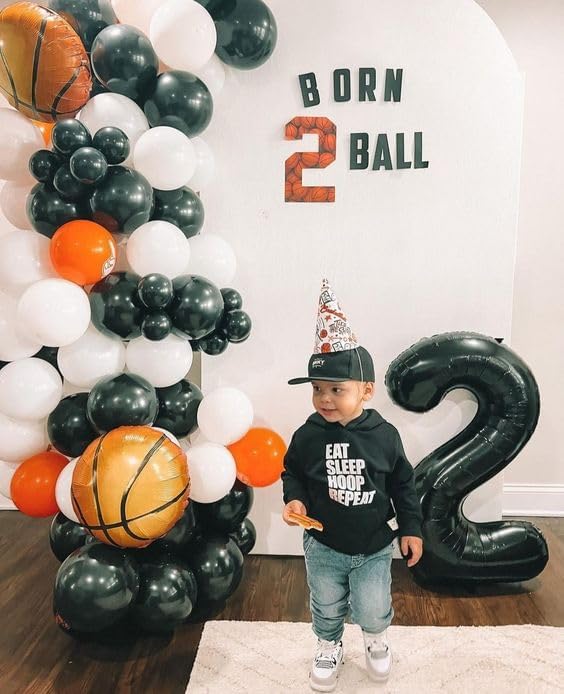 Black Number 4 Balloon 40 Inch, 4th Birthday Party Decorations Men Women | Foil - Image 6