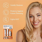 BosleyMD BosRevive Color-Safe Hair Care Kit for Thinning Hair, Starter Size (30 Days) – Shampoo, Conditioner & Thickening Treatment with Biotin, Panthenol & Botanical Extracts