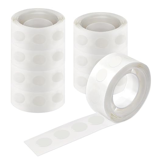 UPINS 800Pcs Glue Points Dots 10mm Removable Balloon Glue Adhesive Dots | 8 by UPINS
