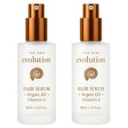 HerStyler Evolution Argan Oil Serum - Vitamin E Nourishing Treatment to Soften Dry Hair, For Hair Straightening With Aloe Vera (2 Pack)