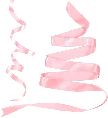 Pink Ribbon for Gift Wrapping 3/8 in 25 Yards Light Pink Satin Ribbon for - Image 3