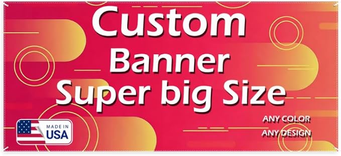 Custom Banner Personalized Backdrop Sign Large Size | Customize Flag Poster by PersonalizedPerfectionAwaits