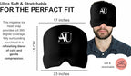 Migraine Relief Cap Ice Headache Hat – Hot & Cold Gel Therapy for Migraines, Tension & Sinus Pressure – 360° Cooling & Heating Headache Ice Pack for Men & Women (Black)
