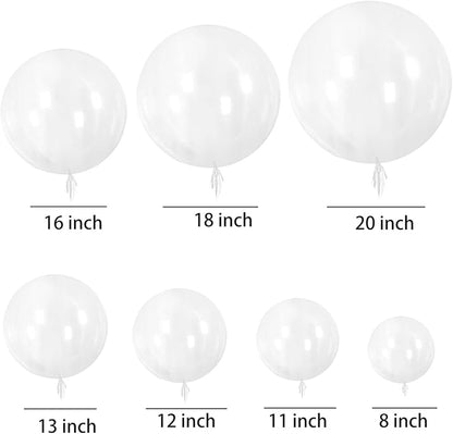20 PCS Bobo Balloons Transparent Bubbles Balloon - Image 2