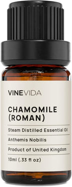 VINEVIDA Chamomile Roman Essential Oil - Pure, Undiluted Chamomile Oil for DIY Candle Scents - 10 mL