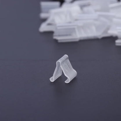 100Pcs Transparent Balloon V-shaped Clip Wedding Creative Balloon Clip Plastic - Image 3