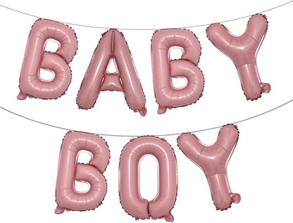 16 inch Baby Boy Girl Banner Foil Letter Balloons Garland by RUIANSI