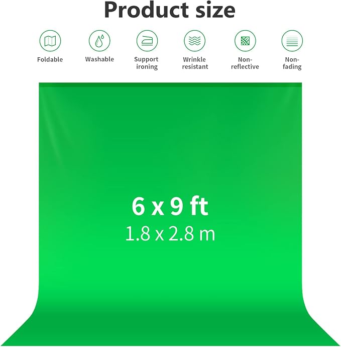 NEEWER 6x9 feet/1.8x2.8m Photo Studio 100% Pure Polyester Collapsible Backdrop - Image 2