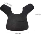 BARBER PRO Salon Cutting Collar, Waterproof Hair Cutting Cape Neck Fitting Accessories, with Adjustable Closure, Non-Slip Neck Wrap for Hairdressing, Hair Dye or Hair Cut -Black