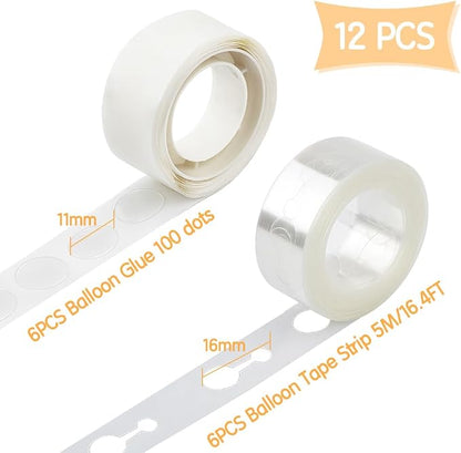 Balloon Arch Kit With Strip, 200 Glue Dots, 32.8Ft Tape - Image 3