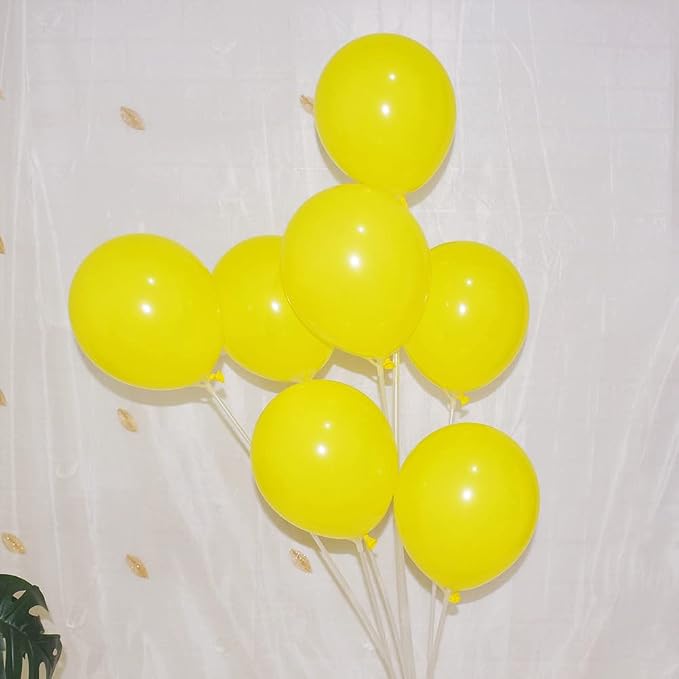 400 Pack Yellow Balloons 5 Inch Pastel Yellow Matte Latex Small Balloon - Image 4