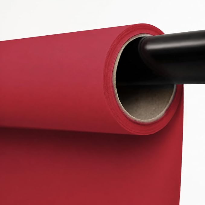 Kate Seamless Paper Backdrop Red Seamless Backdrop Paper Rolls by KateBackdropforPhotography