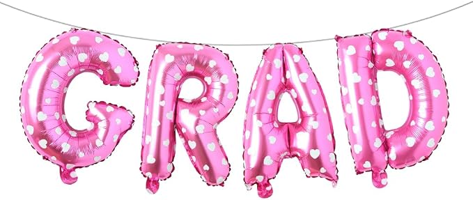 Foil Balloons Congrats Graduation Party Balloons Congratulations Letter Grad by RUIANSI