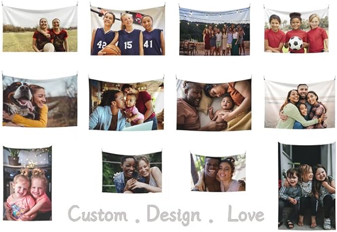 JINJUREN Custom Tapestry Upload Images Banners and Signs Customize - Image 6