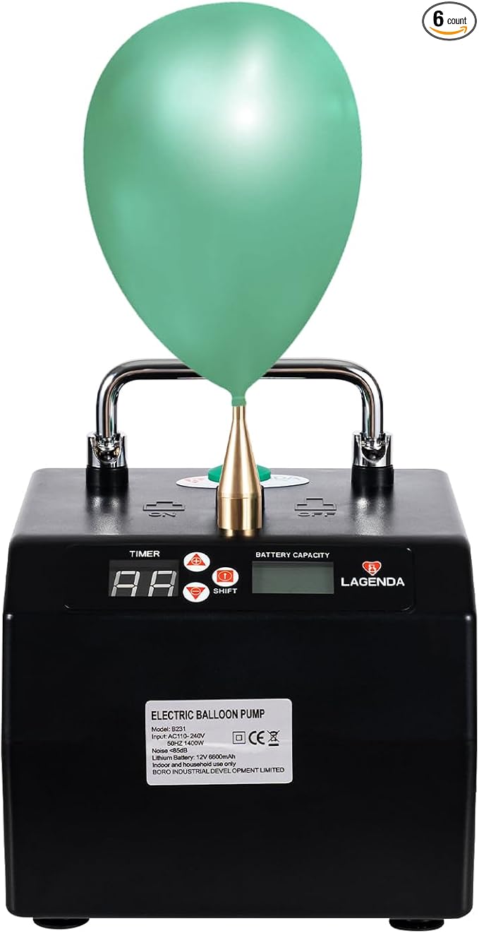 1400w Handheld Balloon Inflator Pump Electric by HAYGSAQ