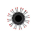 Cricket Static Free RPM 12XL Row Round Hair Brush - Effortless Curling, Blow-Drying, and Styling, Ideal for Adding Volume and Creating Smooth Finishes, All Hair Types