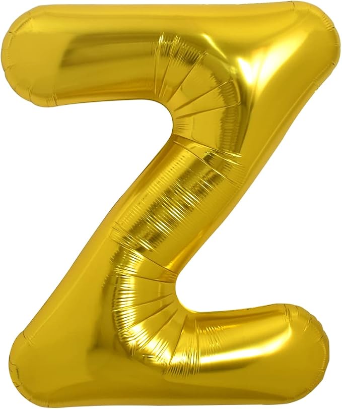 TONIFUL 40 Inch Large Gold Letter Z Foil Balloons Alphabet Balloons | Giant by TONIFUL