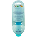 Giorgio GION1-2B Neon Blue Set of 2 Gentle Touch Detangler Hair Brush for Men and Women. Soft Bristles for Sensitive Scalp. Wet and Dry for all Hair Types. Scalp Massager Brush Stimulate Hair Growth