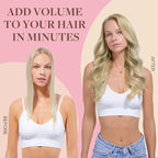 GOO GOO Clip in Hair Extensions Real Human Hair, Remy Human Hair Extensions Clip ins for Women, Natural Human Hair, 18inch 150g 9Pcs, 8A/22 Medium Brown Highlighted Golden Blonde