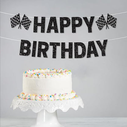Race Car Happy Birthday Banner Race Car Birthday Party Racing Themed Birthday - Image 3