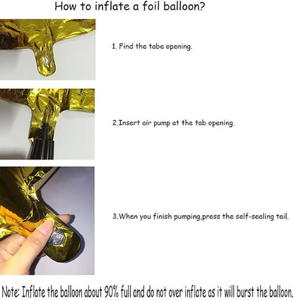 2 Pcs 42 Inch Rose Gold Foil Balloons Number 8, Huge Number Balloons - Image 4