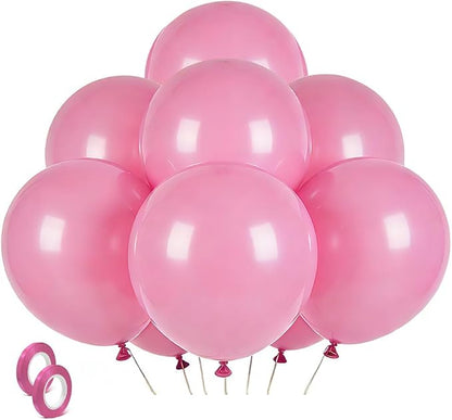 Pink Balloons Light Pink Birthday Decorations 30 Pack 18 inch Round Gender by BOMSI