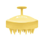HEETA Scalp Massager with Soft Silicone Bristles - Promotes Hair Growth, Exfoliates Scalp, Removes Dandruff, and Enhances Shampoo Cleansing, Yellow