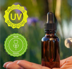 Amber Glass Dropper Bottle 2 oz – Refillable UV-Resistant Glass Bottle with Leak-Proof Dropper for Essential Oils, Serums, Tinctures, DIY Skincare – Single Pack - GreenHealdh
