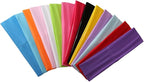 Sport Yoga Headbands,Pack of 14,Fashion Soft Elastic Polyester Sweatband Yoga Stretchy Headband for Women Man Girl