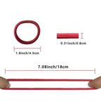 Hair Ties Hair Elastics Bands Seamless Cotton No Damage Thick Curly Hair Long-Lasting Braids Ponytails Holders All Hair Types Pain-Free Hair Accessories Women Men Macaron Colors 50 PCS