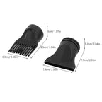7pcs Hair Dryer Nozzle Attachment Plastic Narrow Concentrator Comb Styling Nozzles Fit for Salon and Home Use Versatile Hair Drying Accessories for Multiple Hairstyles