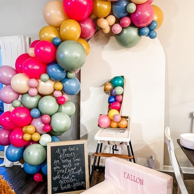 Spring Balloon Arch Kit, Retro Nude Balloons Assorted Colors - Image 3