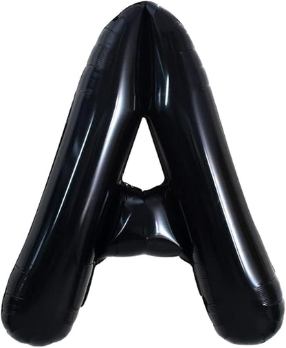 TONIFUL 40 Inch Large Black A Letter Balloon by TONIFUL