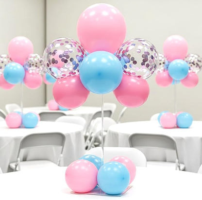 6 Pack Reusable Acrylic Clear Balloon Stands - Image 5