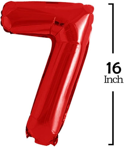 Red 2027 Foil Number Balloons for 2027 New Year Eve Festival Party Supplies - Image 3