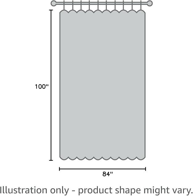 Wide Blackout Curtain for Sliding Door 100W x 84L Inch Silver Palm Tree - Image 10