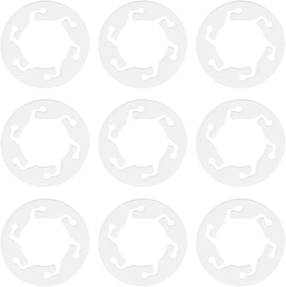 100PCS Plastic Round Balloon Clips Arch Ribbon Buckles by yyangz