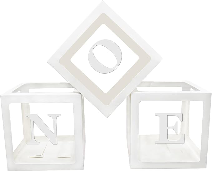 First Birthday Balloon BoxesBaby Boxes by QPEY